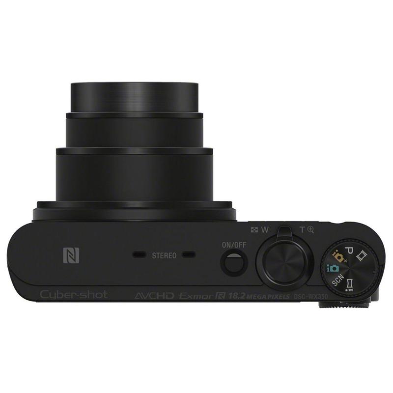 SONY CyberShot DSC-WX350 (良品） Câmera Digital Cyber-shot Dsc Wx350 Preta - Sony - Câmera Semi e